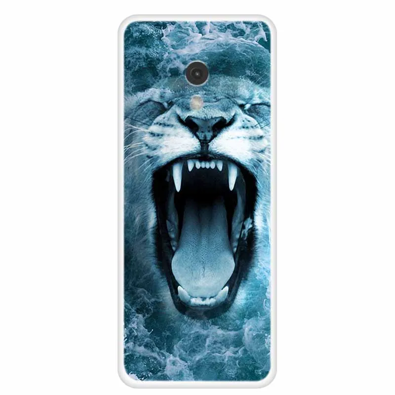Wolf and Lion Clear TPU Silicone Soft Phone Case - Cute Back Cover