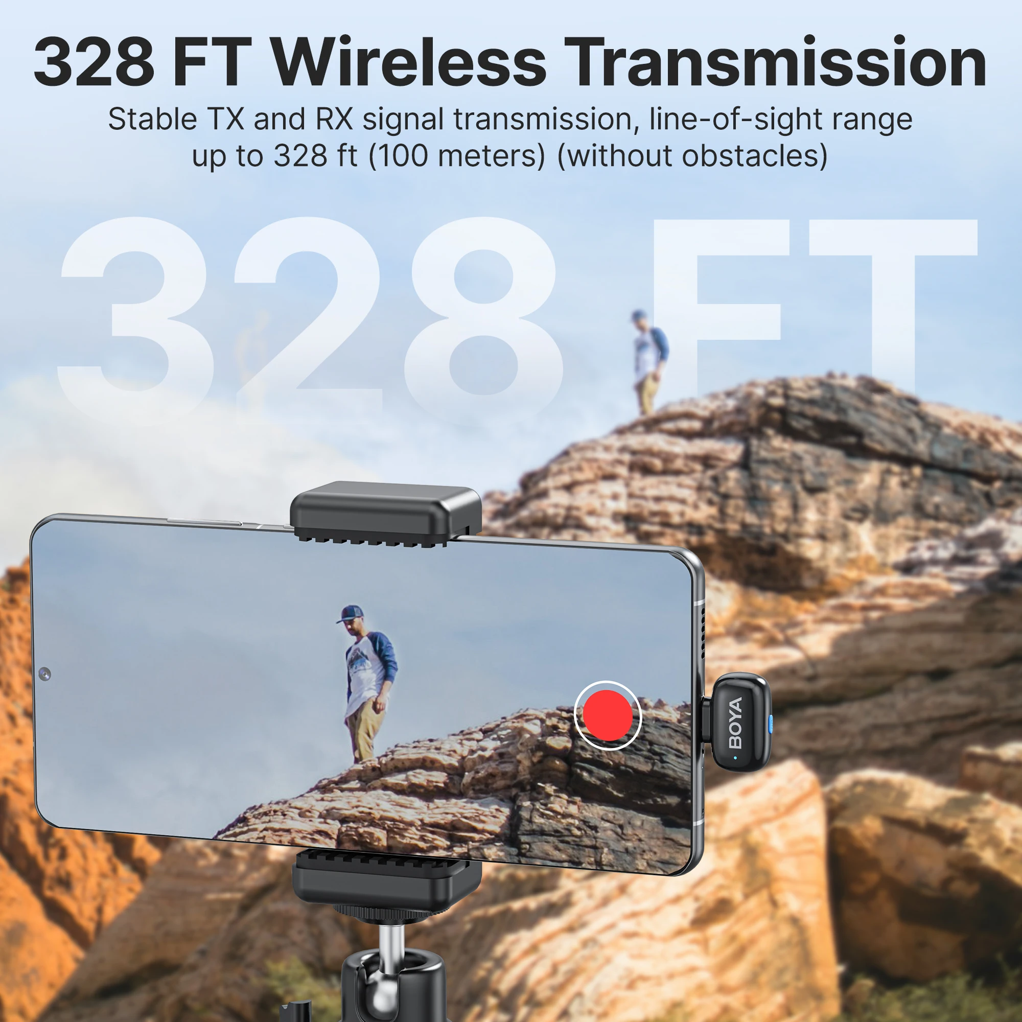 BOYA BOYA Mini Wireless Lavalier Microphone for iPhone 15/16