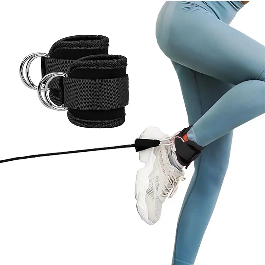 Ankle Straps 2PCS For Gantry Rear Kick Training Hip Exercise Lower Body Exercise Adjustable