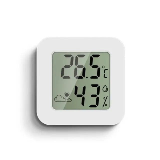 Beltéri Mini Hőmérő Higrométer Nappali Lcd Digitális Hőmérséklet Páratartalom Mérő Érzékelő Időjárási Állomásmérő Szerszám - Image 6