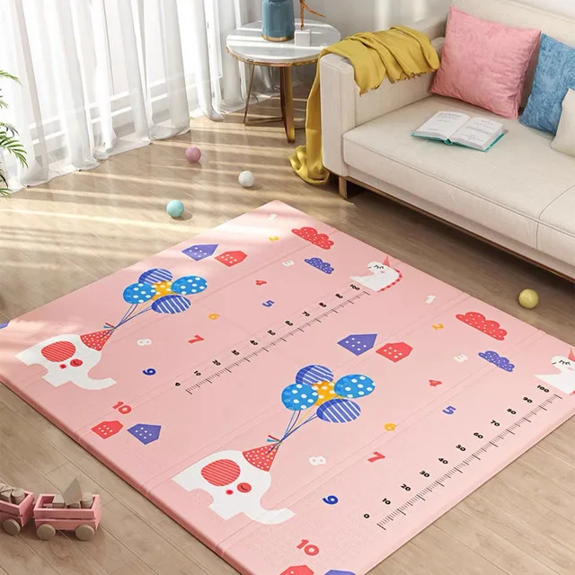 1CM/1.5CM Thick Foldable Cartoon Baby Play Mat Xpe Puzzle Children's Mat High Quality Baby Climbing Pad Kids Rug Baby Games Mats 2