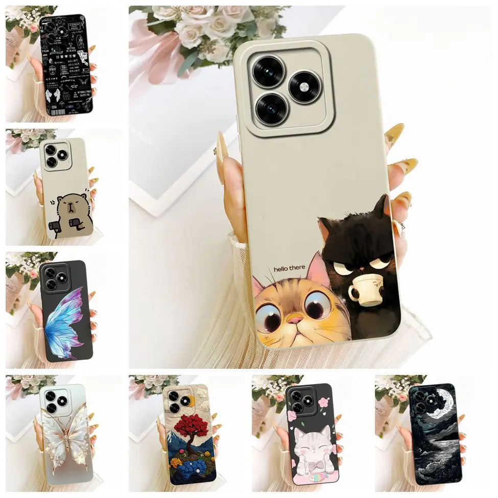 Cute Kawaii Luxury Fashion Painted Silicone Phone Case Cover