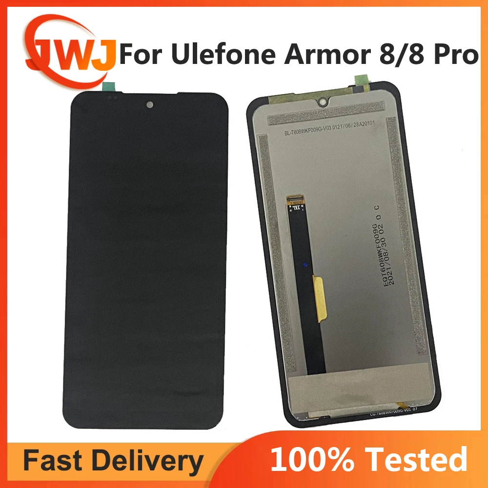 

Для Ulefone Armor 8 Pro ЖК-дисплей и телефон 6,10 дюймов для Ulefone Armor8 ЖК-сенсорный экран дисплея