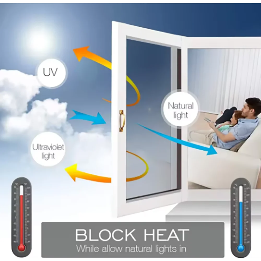 Window Privacy Film Window Film Window Tint Sticker Adhesive Vinyl Stickers Adhesive Vinyl Film Windows balconies household insulation glass film privacy protection sun protection one-way mirror window film stickers