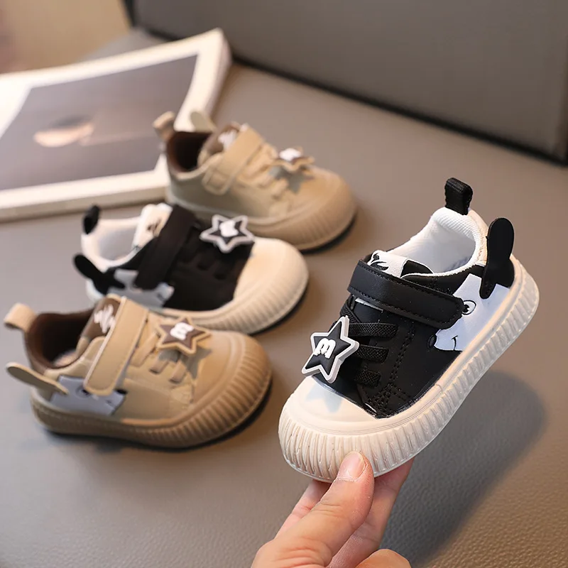 Toddler Infant Girls Boys Casual Sneakers Neonato Cute Cartoon Baby Shoes Autunno New Soft Sole Antiscivolo Skate Shoes Prewalker