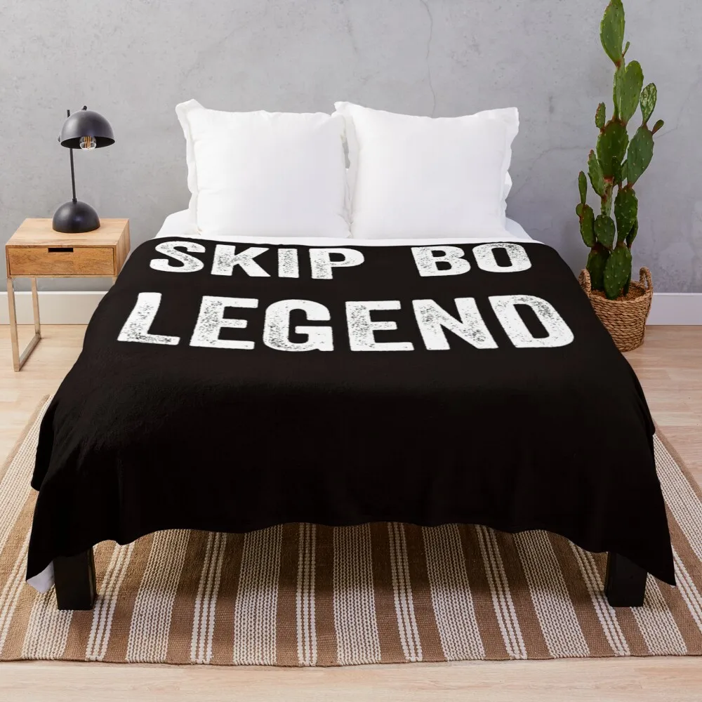 Skip Bo Legend Best Skip Bo Card Game Player Gift Throw Coperta Custom Hairys Sofa Bed Coperte