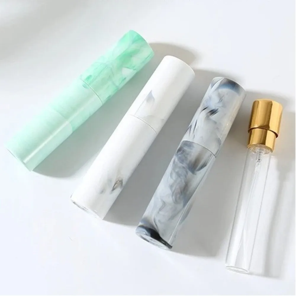 Portable 10ML Perfume Spray Bottle Marbled Mini Mini Perfume Atomizer Sub-bottling Empty Refillable Bottle Outdoor