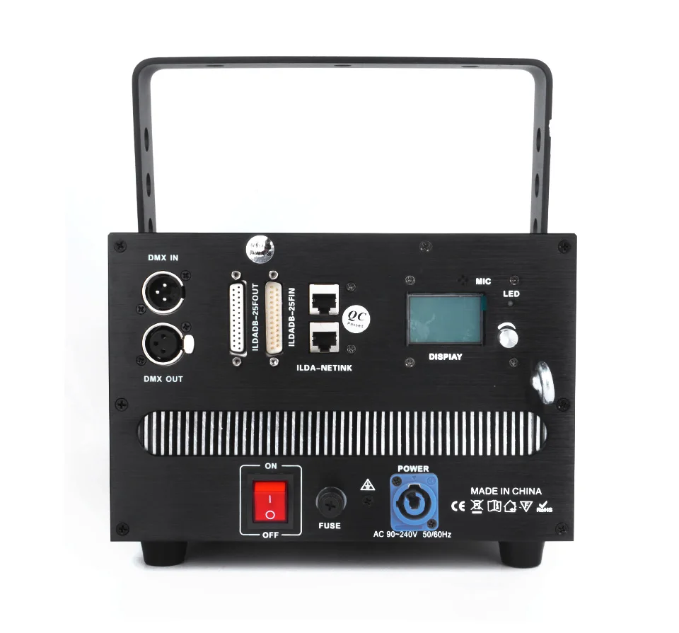 3W RGB Full Color Animation Projector Light 3D ILDA Scanner Stage Lights Stage E
