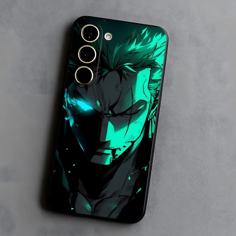 Black Soft Shell One Piece Zoro Phone Case