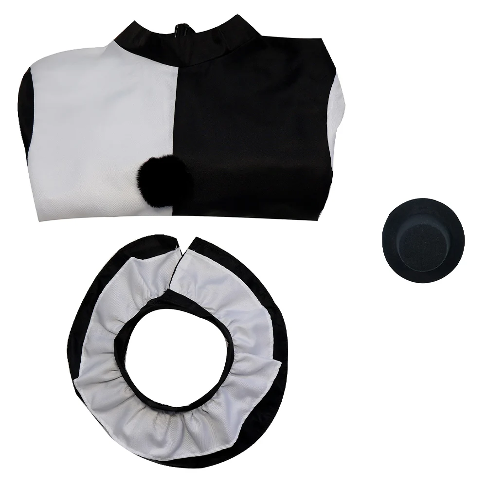 Kids Art The Clown Cosplay Fantasy Movie Terrifier 2 Disguise Costume Children Boys Jumpsuit Scarf Hat Haloween Roleplay Suit