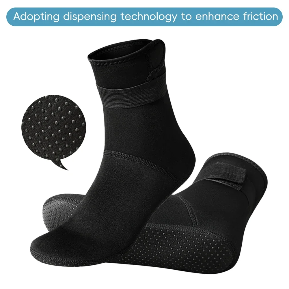 Non-Slip 3mm Neoprene Diving Socks Keep Marm Prevent Cuts Shoes Snorkeling Surf Swimming Warm Aqua Socks Beach Boots Beach