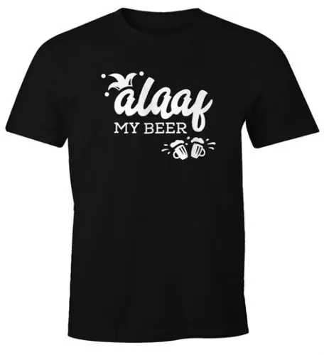 Футболка Herren с надписью Alaaf My beer wortakal Fasching Fastnacht kocrum karnоценочная