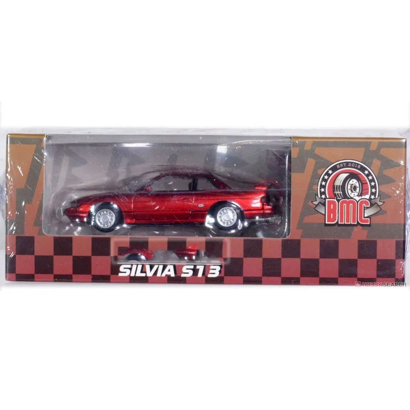 New BMC 1:64 SILVIA S13 Red Diecast Alloy Toy Cars By BM Creations