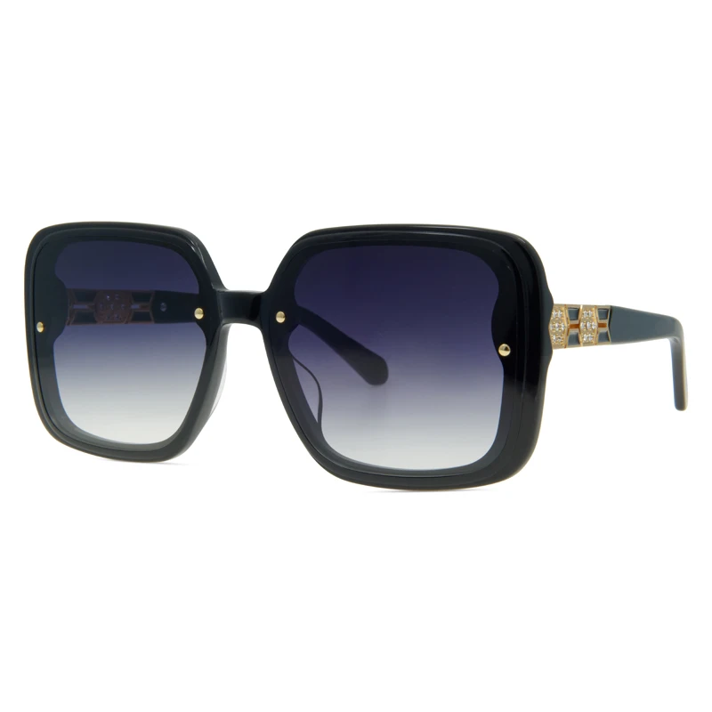 

Classic Retro Square Sunglasses Women's Gradient Mirror Large Frame Sunglasses Women's High Quality Full Frame Oculos De Sol