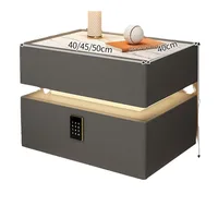Bedroom Furniture Nightstands Bedside Table Intelligent Storage Cabinet Bed Table Cajonera Muebles Mesa Muebles Para el Hogar 6