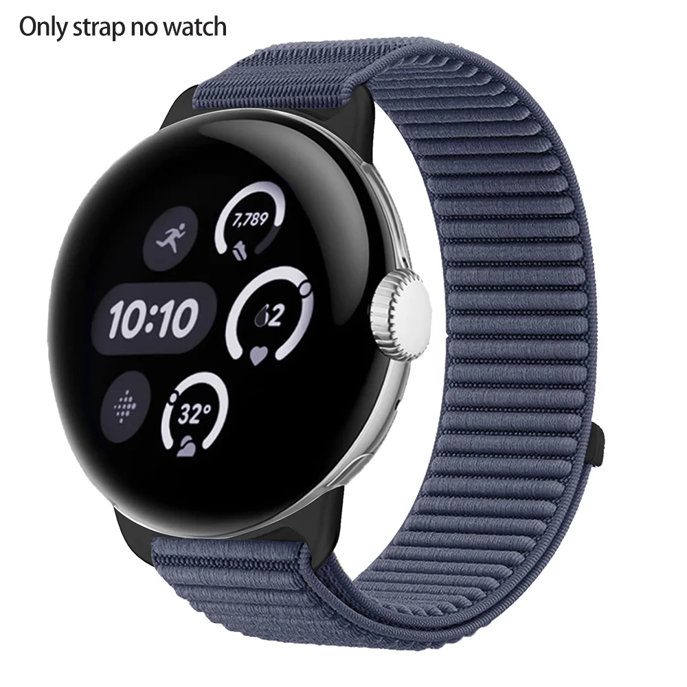 Nylon Loop Sport Strap - Comfortable Braided Bracelet for Smartwatch