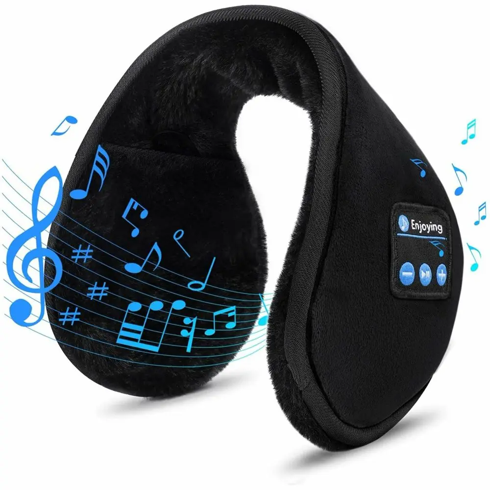 

Winter USB Bluetooth 5.0 Wireless Music Ear Muffs Bluetooth Earmuffs Warmers Headphones