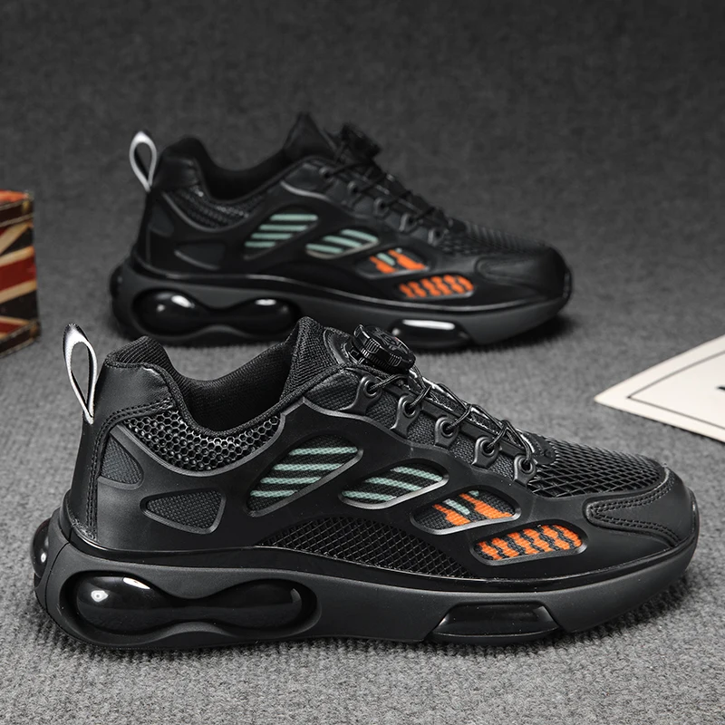 

Spring and Summer New Men's Outdoor Shoes Swivel Buckle Lightweight Breathable Sports Shoes Wearresistant Large Sole Men's Shoes