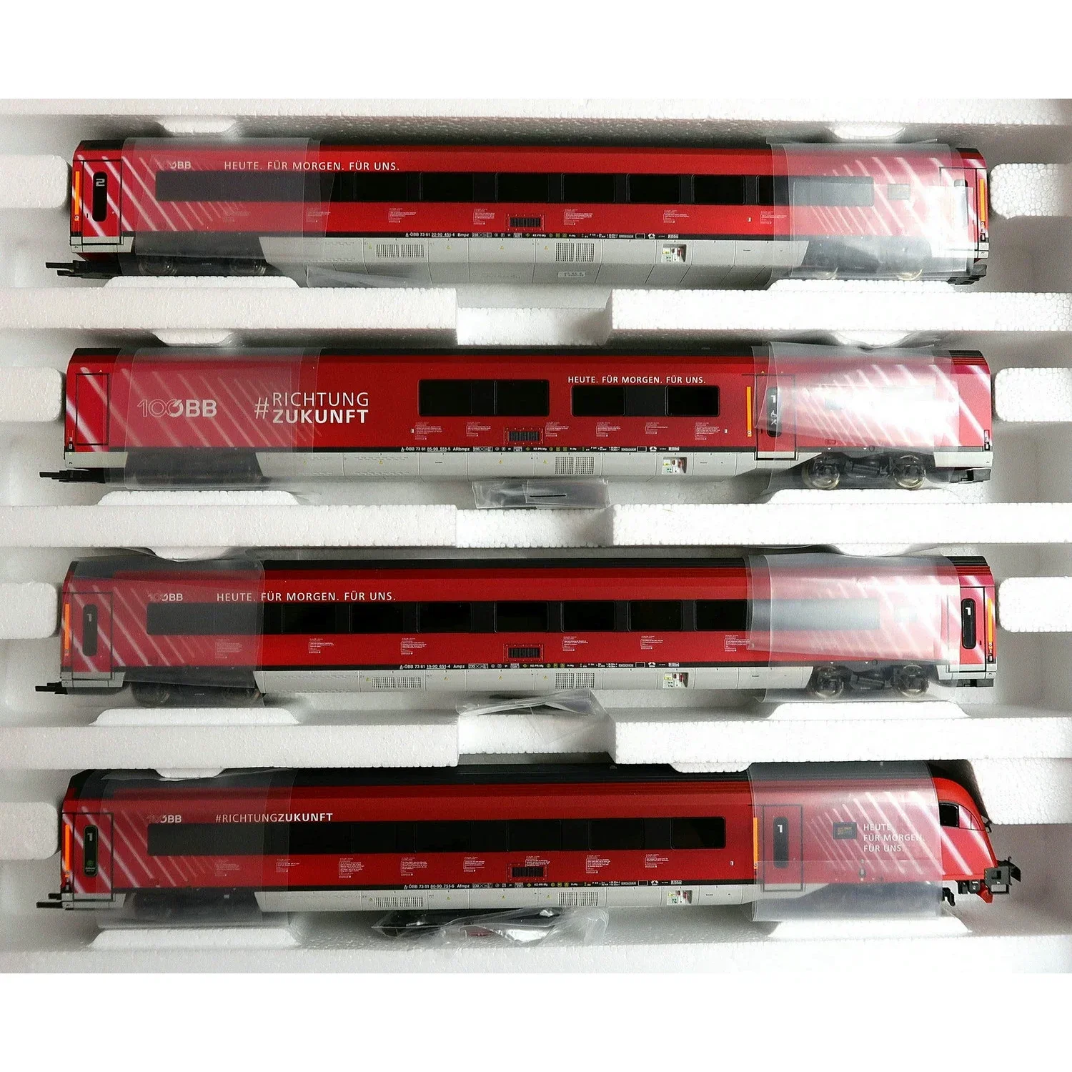 ROCO HO 1/87 Train Model 5510002 RAILJET Eight-section Set DCC