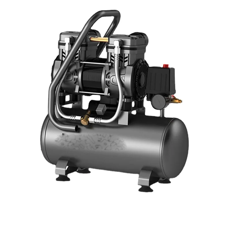 

Silent Air Pump of Air Compressor 220v Oil-free Small Industrial High Pressure Air Compressor Woodworking Portable Mini