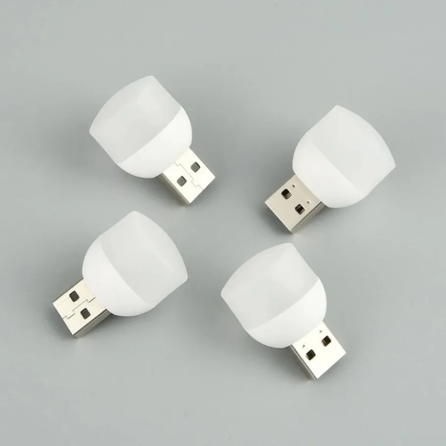 Mini USB Plug Lamp LED Night Light Computer Mobile Power Charging Book Light Eye Protection Reading