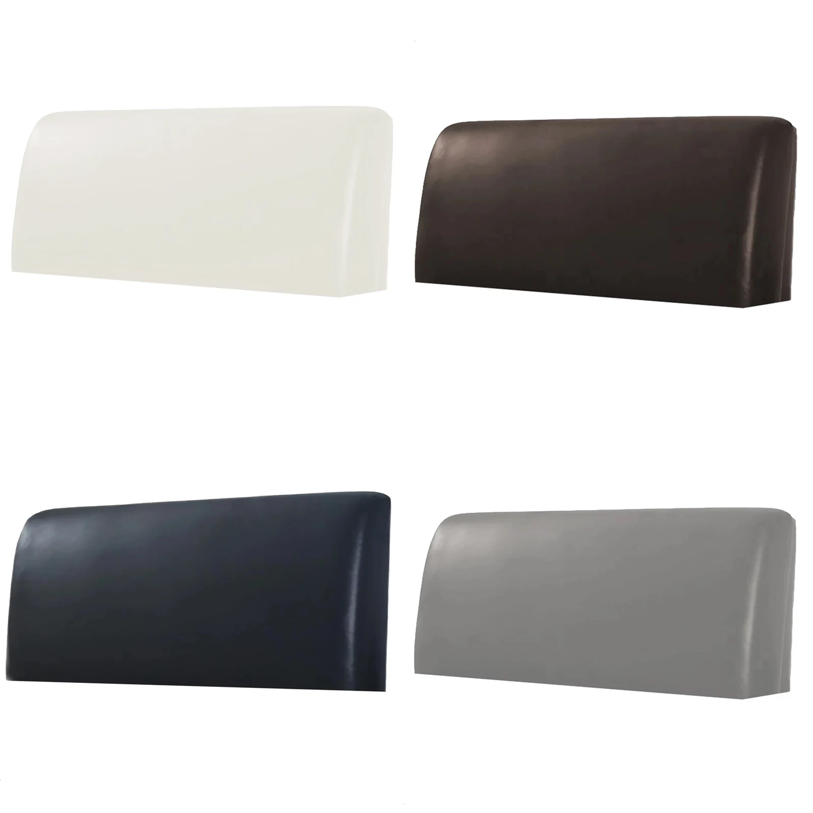 PU Leather Bedhead Covers Waterproof Bed Headboard Covers Elastic All-Inclusive Bed Headboard Cover Dust Protection Home Hotel
