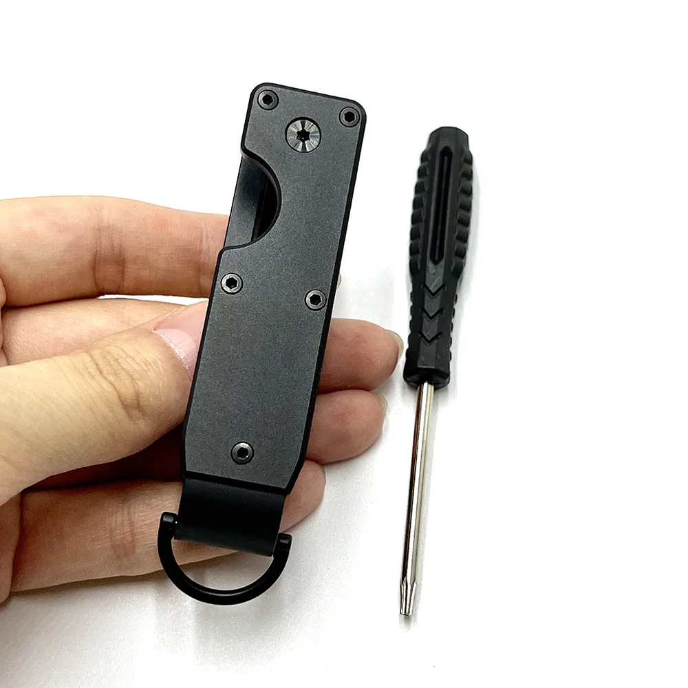 Uchwyt na klucze z włókna węglowego Inteligentny portfel na klucze DIY Brelok do kluczy EDC Kieszonkowy organizer na klucze samochodowe Łańcuchy Brelok do kluczy Klips do kluczy domowych Keysmart