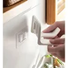 Wall Mounted Hair Dryer Holder for Bathroom Shelf Hair Dryer Storage Rack Plastic Hair Dryer Stand Bathroom Organizer 4