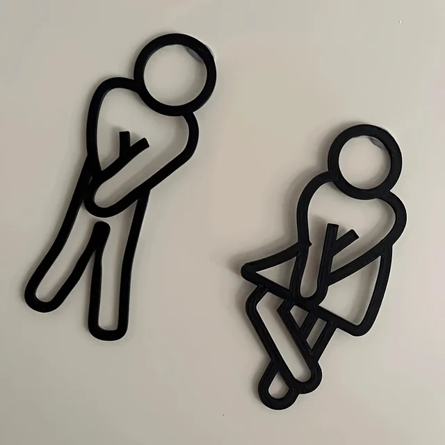 Funny Bathroom Door Sign 1