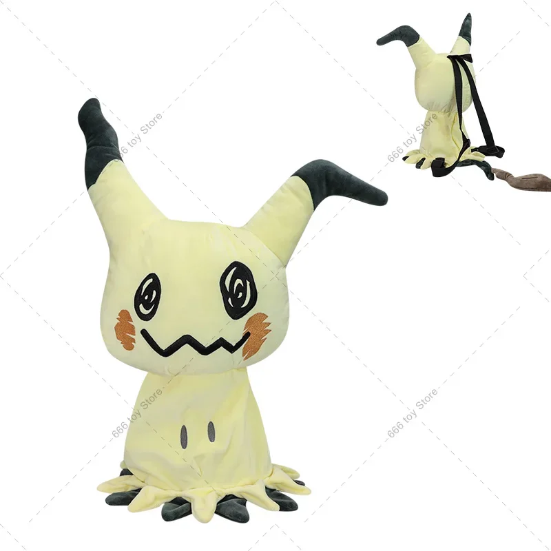 Pokemon Plush Backpack Mimikyu Eevee Mew Charmander Gengar Charizard Piplup For Children Adults