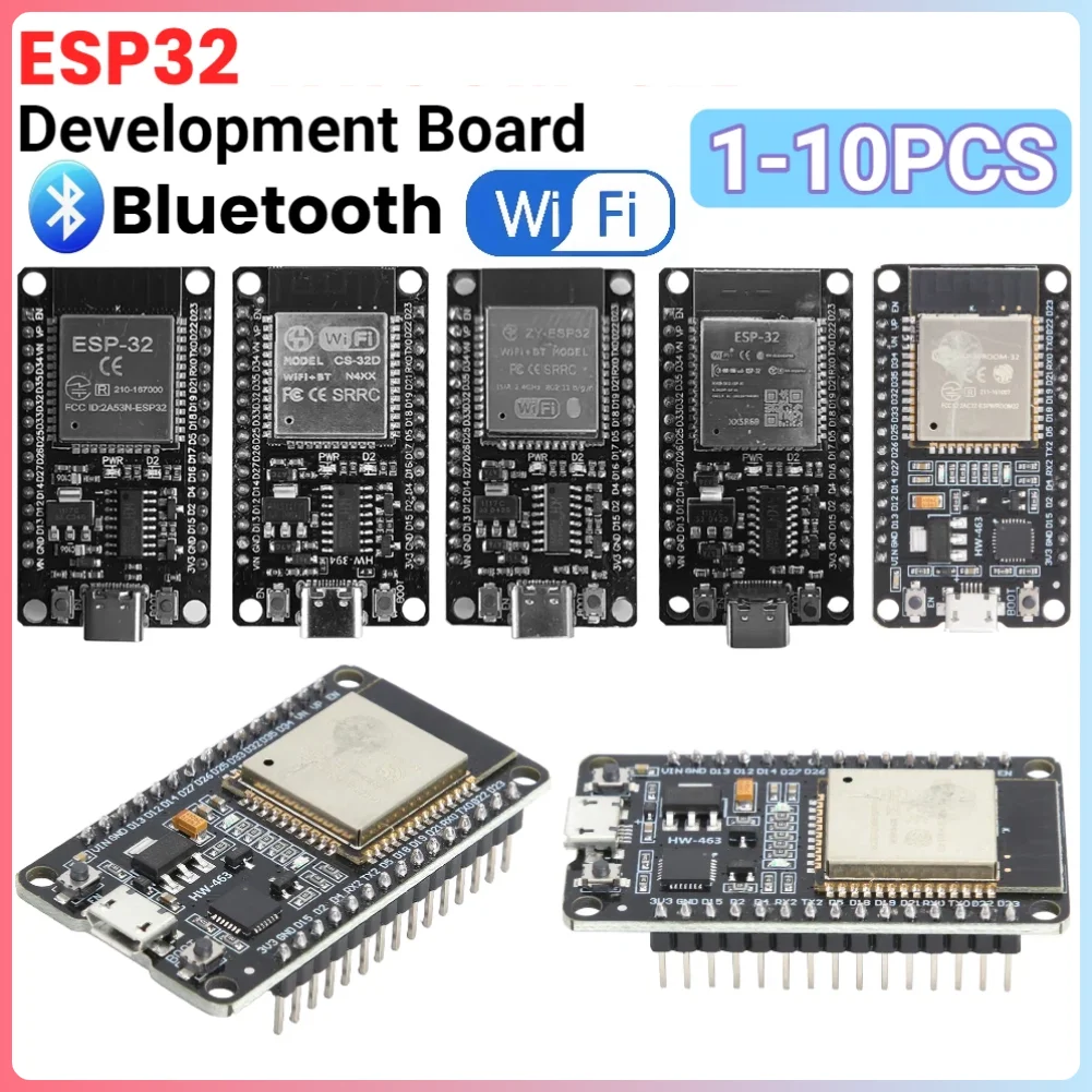 บอร์ดพัฒนา ESP32 WiFi+Bluetooth สำหรับ IoT ใช้งานง่าย