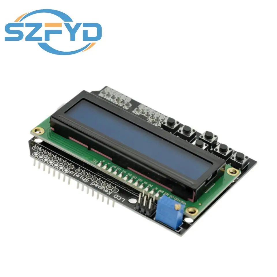 LCD Display Module LCD1602 Character Input/Output Expansion Board Keypad Shield for Arduino raspberry PI