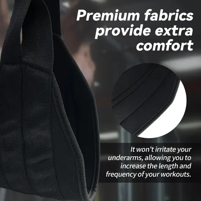 Fitness AB Sling Straps Suspension Rip-Resistant Heavy Duty A Pair for Pull Up Bar Hanging Leg Raiser Gym Home Fitness Equipment 3