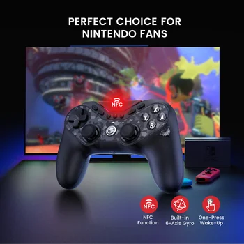 GameSir Tarantula Pro Switch controller Hall Effect gamepad with 9 mappable buttons for Nintendo Switch iPhone Android cellphone 3