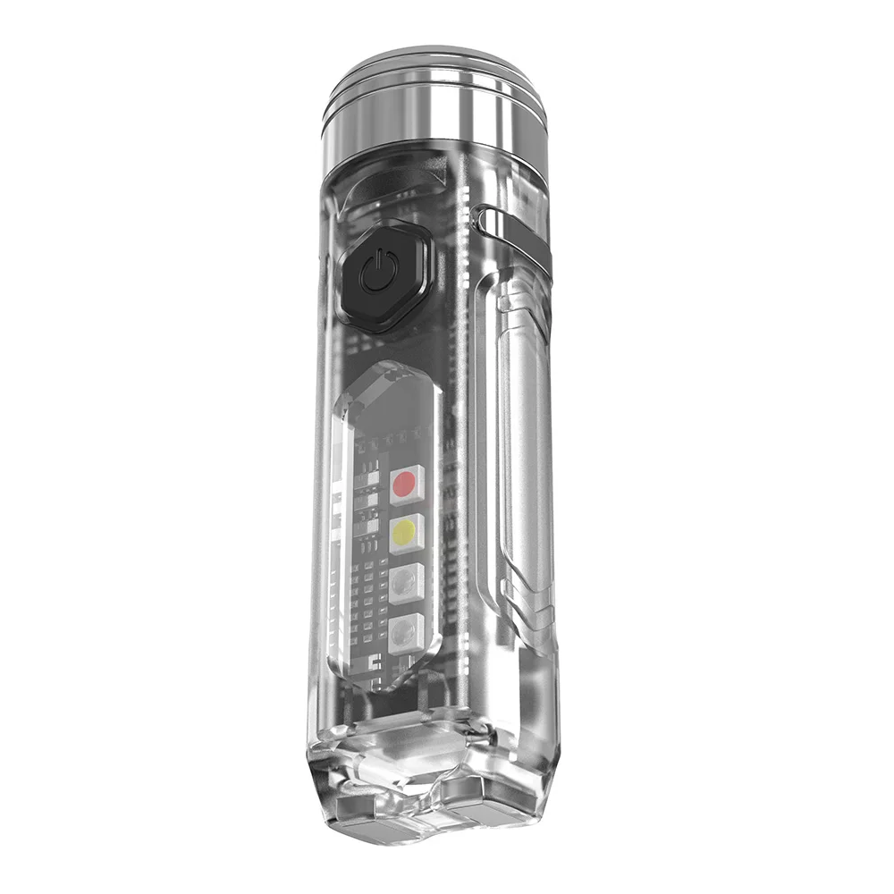 BORUIT V7 Mini lampe de poche LED EDC super lumineuse