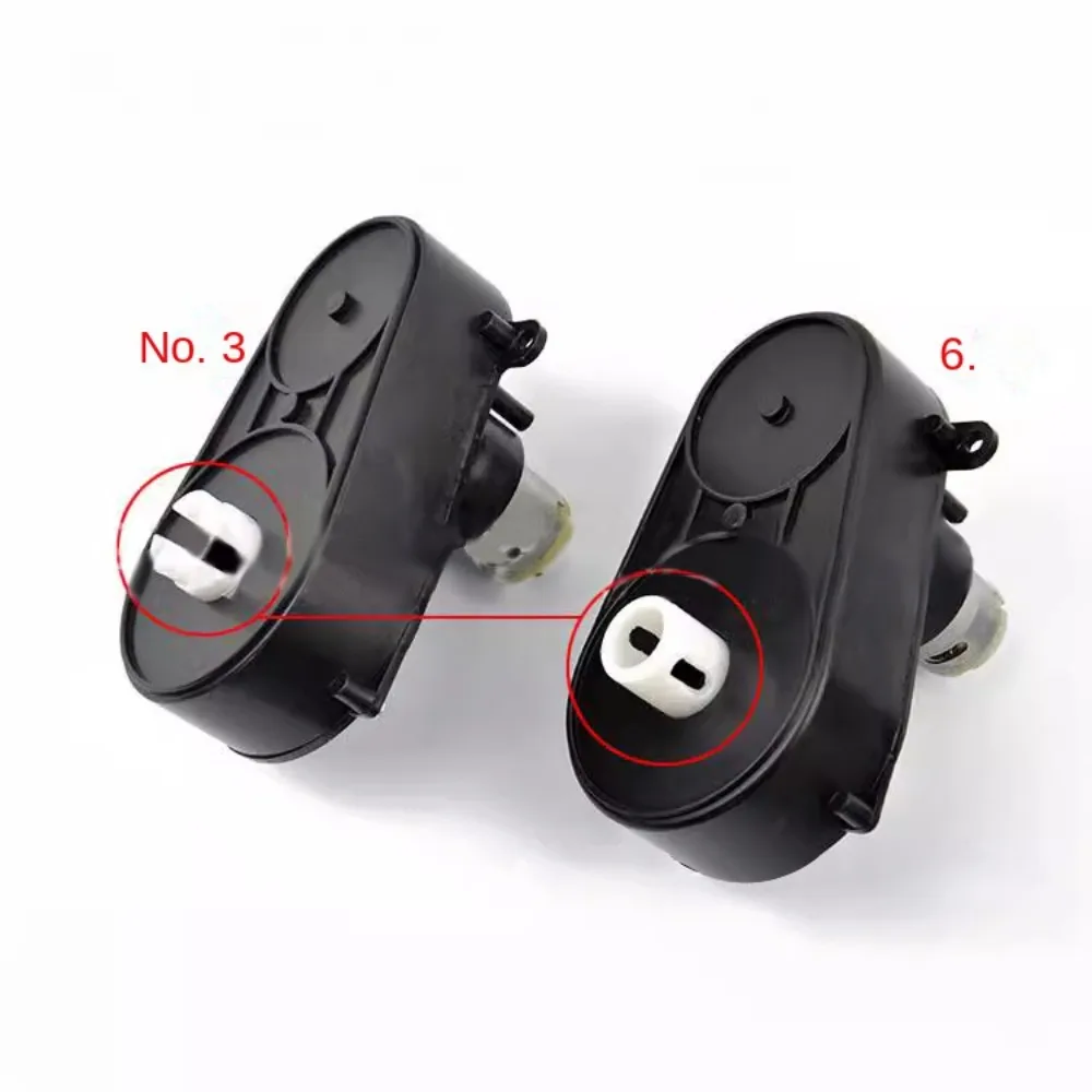 Children's Electric Vehicle Steering Shaft Motor 12V Plastic Steering Box Easy to Install Ride on Toys Servos Motor Gearbox