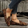 Spring/Autumn New Sexy Elegant Casual Leopard Print Wear-Resistant Fashionable Comfortable Walking Flat Shoes for Women 6