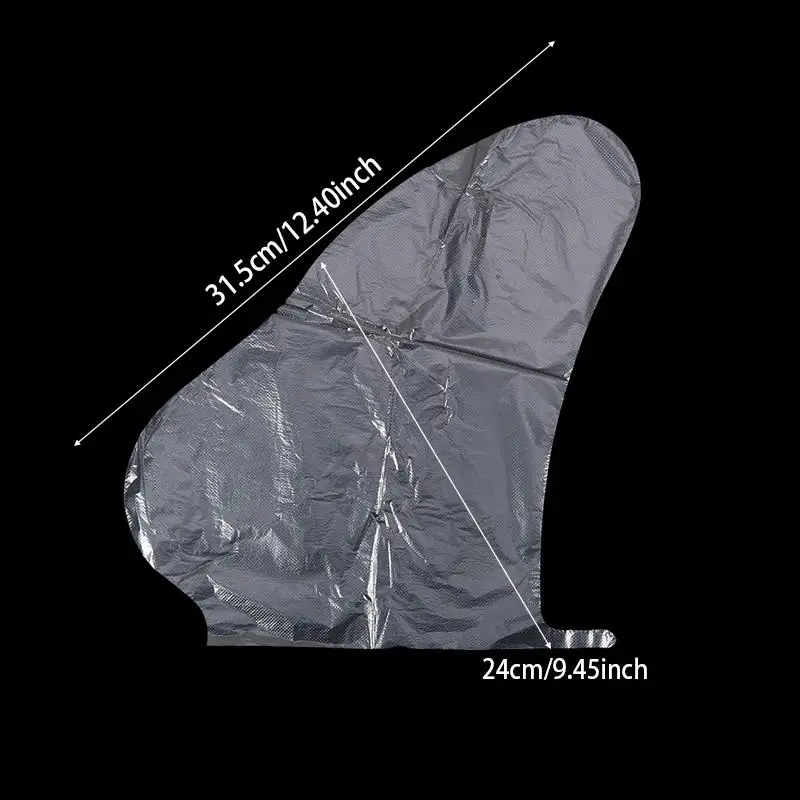 100/200 Stück Einweg-Fußpflegesocken Transparente Fußbeutel PE Fuß-SPA-Abdeckungen Hornhautentferner Fußpflege Pediküre-Werkzeuge – Detail 2