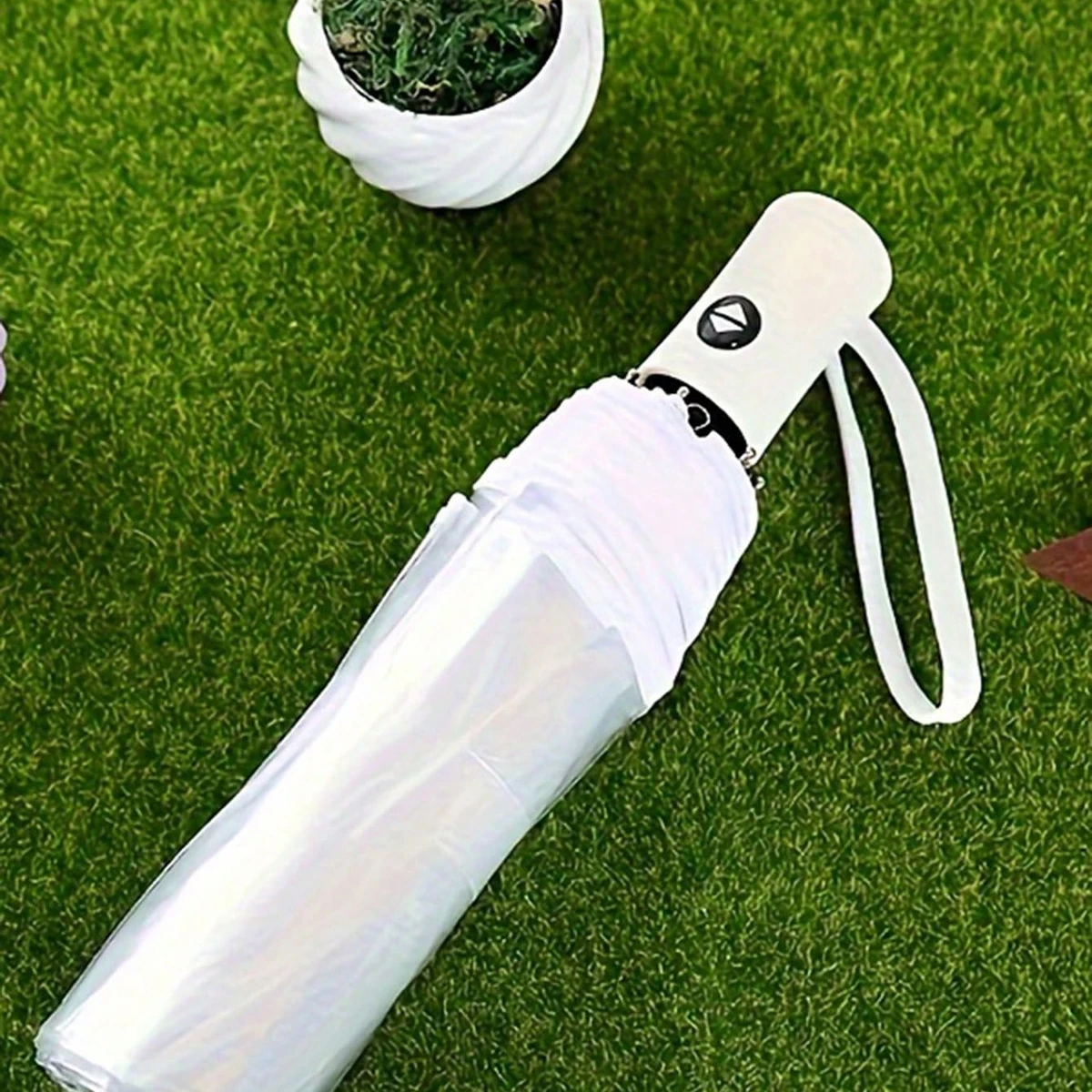 Triple Fold Rainproof Transparent Umbrella