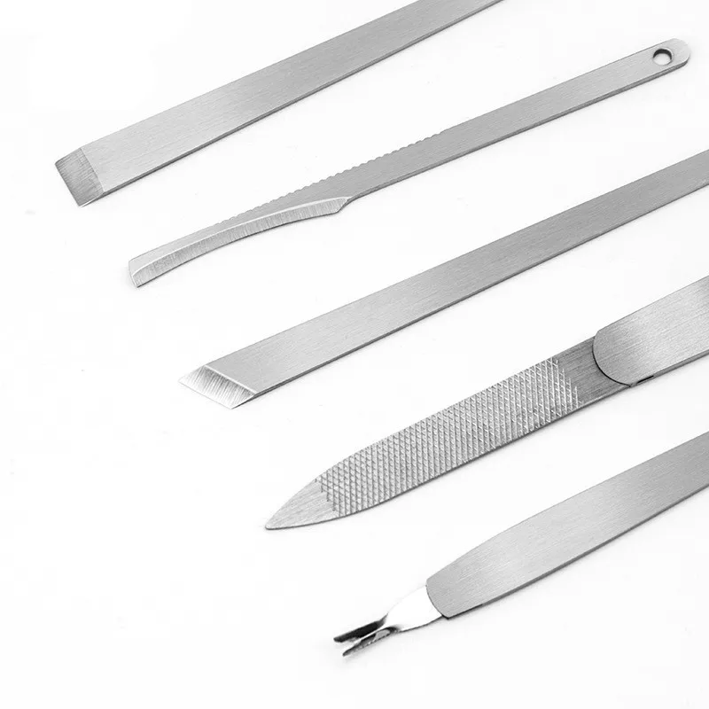 Manicure Pedicure Kit 3/5PC Manicure Tools Toenail Scraper Feet Nail Ingrown Cuticle Pusher Knife Set Dead Skin Remover Files Foot Care Pedicure
