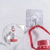 Transparent Hooks Stainless Steel Strong Self Adhesive Wall Hangers Hook for Kitchen Bathroom Door Wall Multi-Function Organizer 3