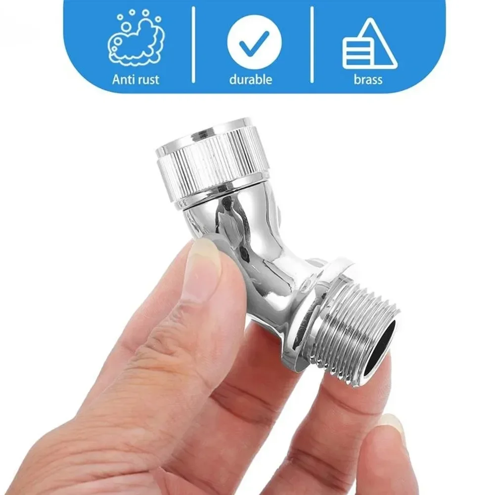 Shower Elbow Adapter For Shower Head 45&deg;Angle G1/2 Male To Female Head For Bathroom Fixture Accessories NEW