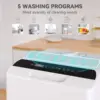 Dishwasher Countertop, 5 Washing Programs Small Dishwasher with 5-Liter Built-in Water Tank, Baby Care, Air-Dry Functio 2