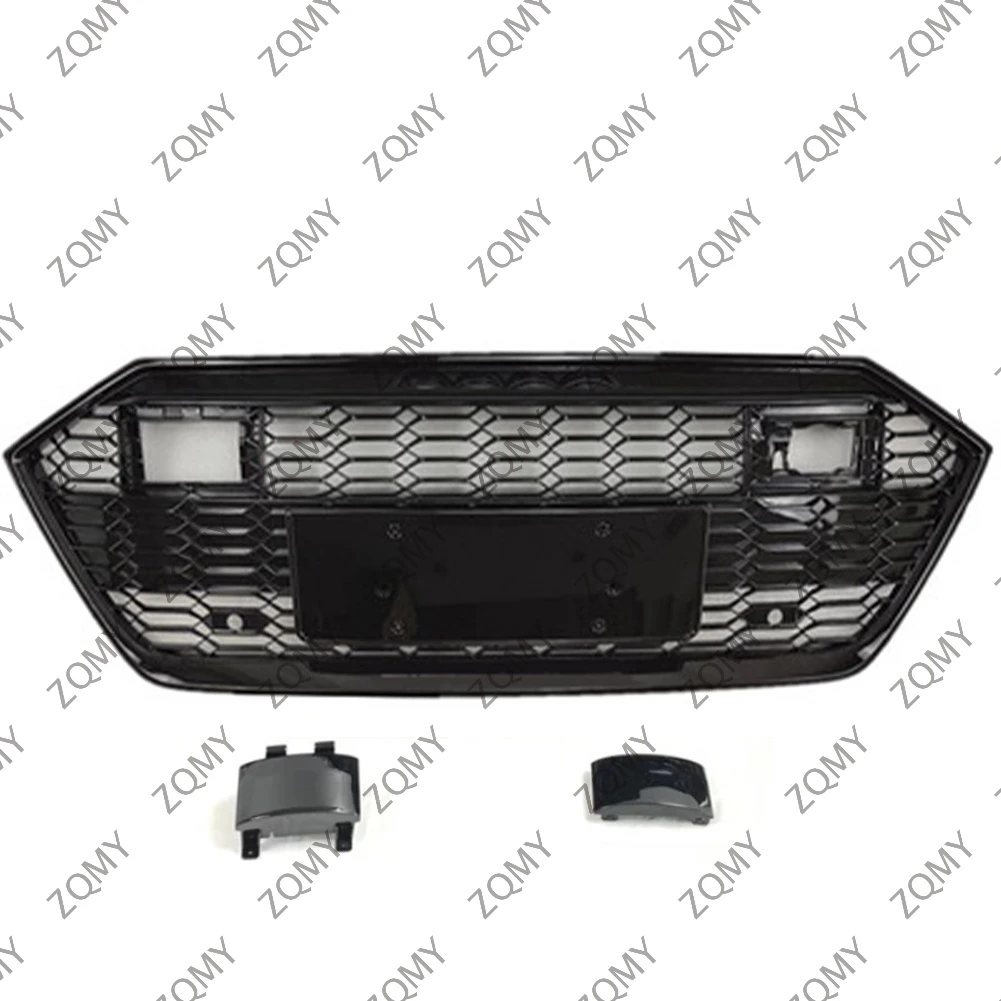 

ACC W/Logo For Audi A7/A7L/S7 2019 2020 2021-2024 Car Front Bumper Grille Centre Panel Styling Upper Grill (Modify RS7 style)