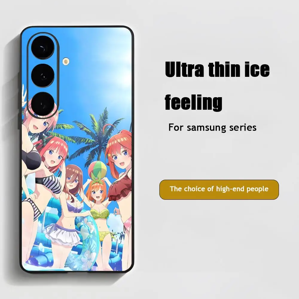 The Quintessential Quintuplets Soft Black Phone Case