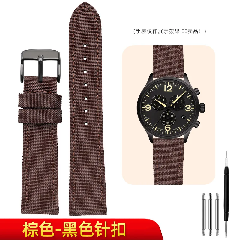 Versatile Nylon Leather Waterproof Canvas Wristband