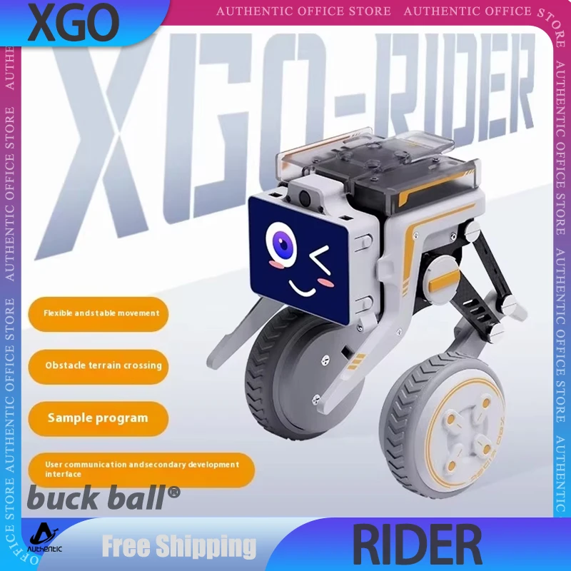 XGO Rider AI Robot Wheel-Legged Robot Omni Directional Self-Balancing Raspberry Pi Desktop Electronic Pet AI with Custom
