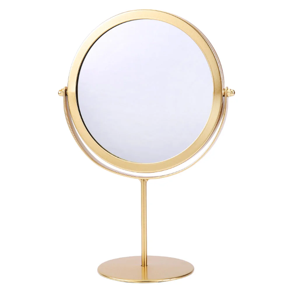 

Mirror Makeup Vanity Magnifying Table Desk Tabletop Decorative Makup Desktop Mirrors Stand Girls Round Swivel Cute Heart Loving