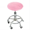 Velvet Elastic Round Chair Bar Stool Cover Slipcover Protector Stretch Modern Anti-dirty Universal Stool Cover Home Chairs 5
