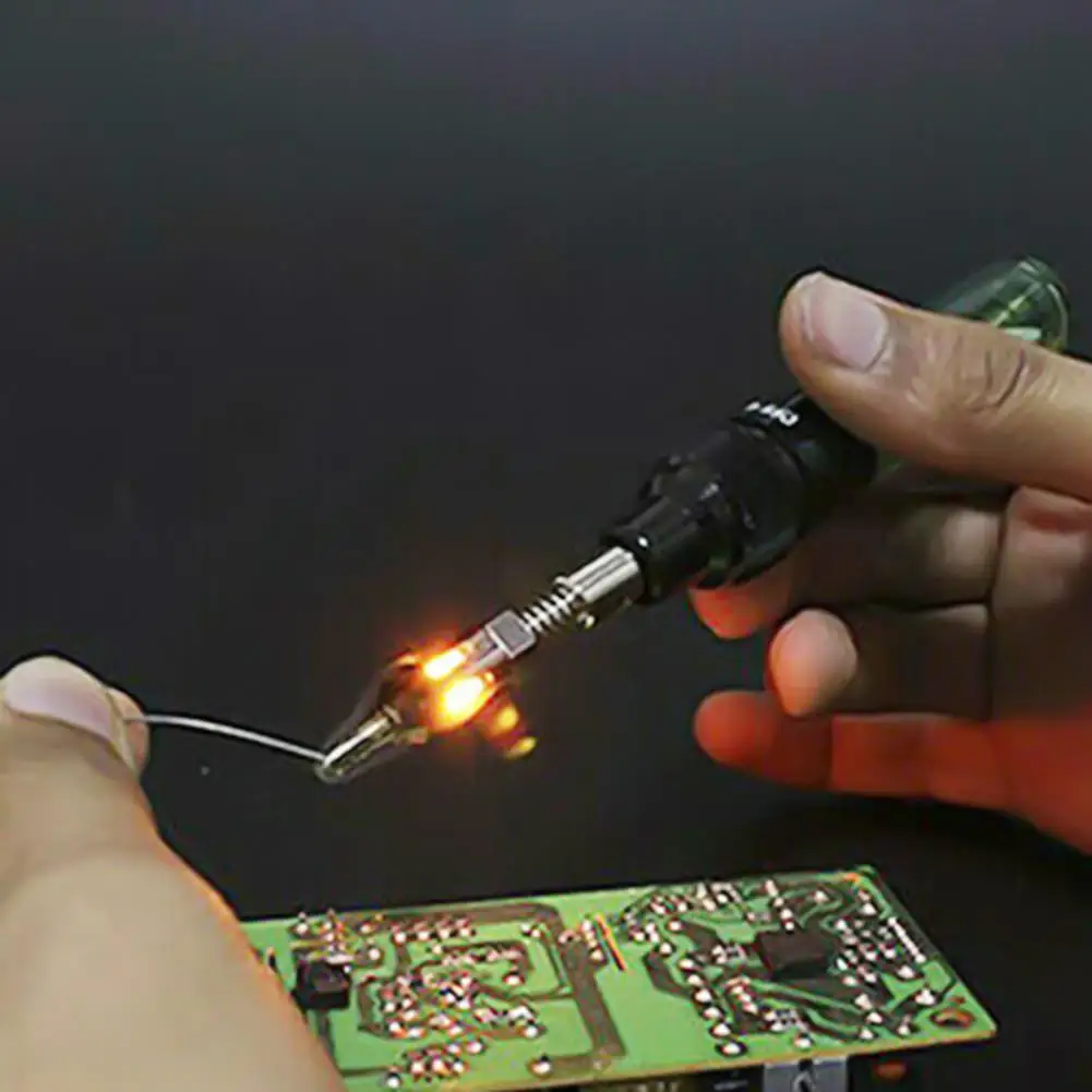 Equipo de pluma de soldadura de Gas, Mini soldador, herramienta de  reparación reutilizable, herramienta de soldadura de Gas - AliExpress